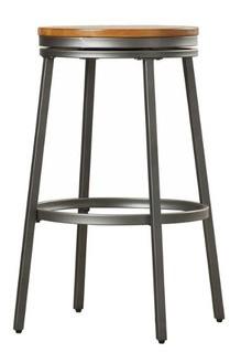 American Woodcrafters Backless Stool w Metal Frame (B1-100-30W)(MCRR5505)