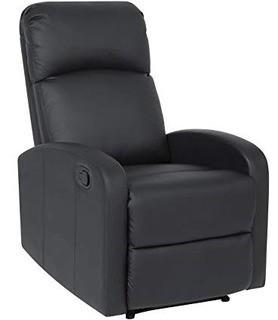 Gibbs Black PU Recliner (FOME1727)