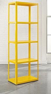 Sauder Tower Bookcase (415160) - Saffron Yellow