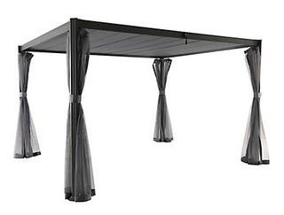 Hampton Bay Coronado Gazebo (1001073620) - Dark Grey Finish 