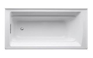 Kohler Archer Alcove 72" x 36" Soaking Bathtub - White