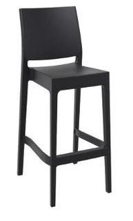 Zipcode Design Addie 29.5 Patio Bar Stool" (ZPCD6253_28679162) - Blk - Set of 4