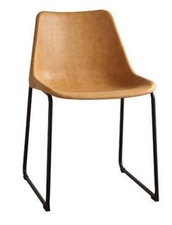 17 Stories Oleg Dining Chair (AJC1731_27006716) - Vinatge Caramel - set of 2