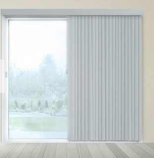 Red Barrel Studio Cordless Vertical Blind (RDBT8571_24549408) - Grey