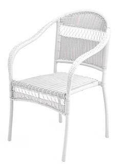 Plow & Hearth Tangier Wicker Stacking Patio Dining Chair (PLHE3017_28964112)
