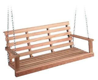 Oak Flat Bottom Swing - 4' - Mod.44444