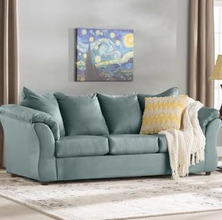 Huntsville Full Sleeper Sofa - Teal (ALCT4088)