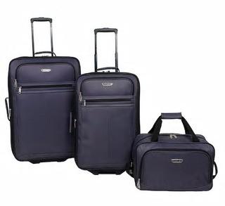 Prodigy 3pc Soft Sided Luggage Set - Teal - 29" , 21" & Duffel w/wheels