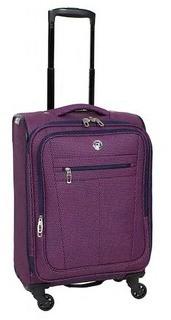 REVO Soft Sided - 21" Light weight Luggage - Purple 