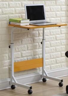Ebern Designs Blondene Wood Top Standing Desk (EBND6509_22948162) - Beech
