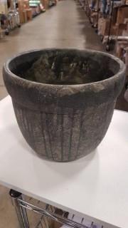 10.75x10.75x9" Cement Pot Grey (P731500)