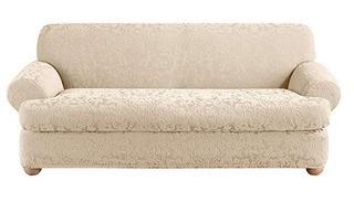 Surefit T-Sofs Stretch Slipcover - Oyster / Form Fit 