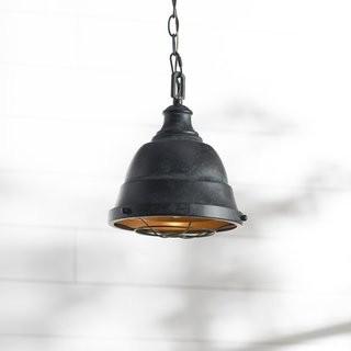 Beachcrest Home Elinna 1-Light Foyer Mini Pendant (BCHH8885_23573015) - French White
