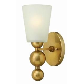Willa Arlo Interiors Shaw 1-Light Wall Sconce (WRLO8633_22817526) - Vintage Brass