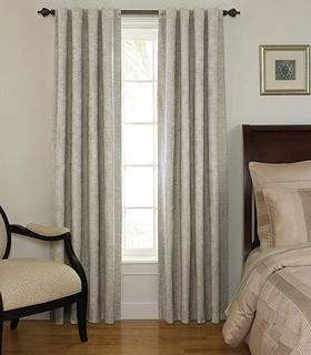 Beautyrest 11239042X095GRE Chenille 42-Inch by 108-Inch Rod Pocket Single Window Curtain Panel, Grey / 1 pcs