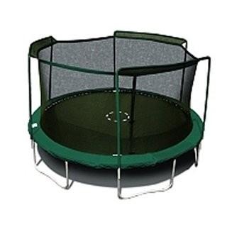 15' Round Trampoline Net Using 3 Arches