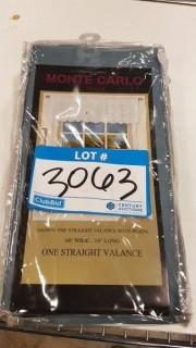 Monte Carlo 14 " Valance Slate Blue 3 pcs