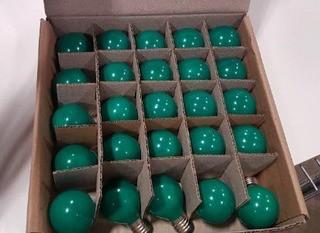 Green 10 W Opaque Nickel Base (BU-S11-E17-GRN-10W-OP)