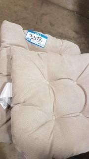 Taupe Seat Cover w Strings / 2 pcs