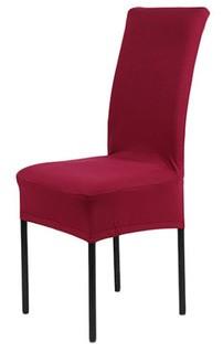 Stretch Armless Dining Chair Cover (VDAM-DRC-BU) - Red / 2 pcs