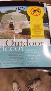 Outdoor D?cor Canopy for Outdoor Living 118x87x472 - Black