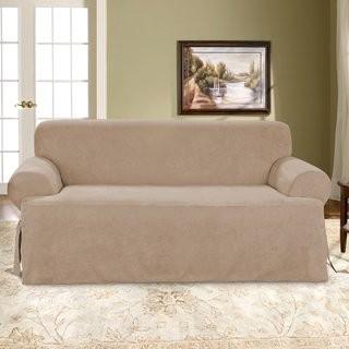Surefit Slip Cover - T Sofa Relaxed Fit - Gold