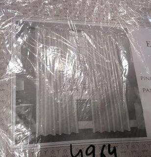 Exclusive Home Belgian Pinch Pleats / Hidden Tabs Grommet Panels 50"x84" - Snowflake