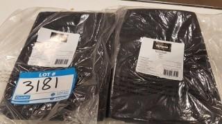 Eclipse Kendall Black Rod Pocket Panels 42"x54" - 4 pcs