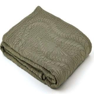 Traditions Linens Suzi Coverlet (PMK1596_7180191_7365932) - Grey / w 2 Pillow Sham Covers / Queen