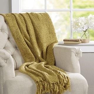 One Allium Way Roopville Throw Blanket (OAWY1391_14956859) - Burgundy