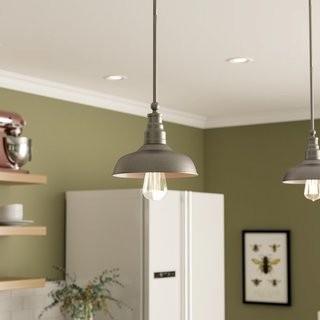 Laurel Foundry Modern Farmhouse Stephine 1-Light Mini Pendant (LRFY8195_21351482) - Galvanazied Finish