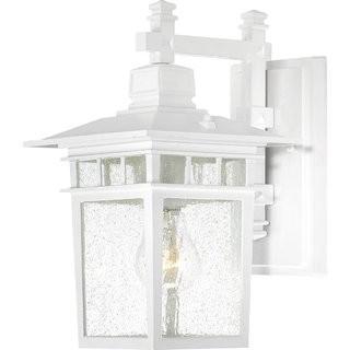 Beachcrest Home Valeri 1-Light Outdoor Wall Lantern (BCHH9430_23578519) - Textured Black