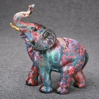 Bloomsbury Market Murdoch Graffiti Elephant Figurine (BLMT5713)