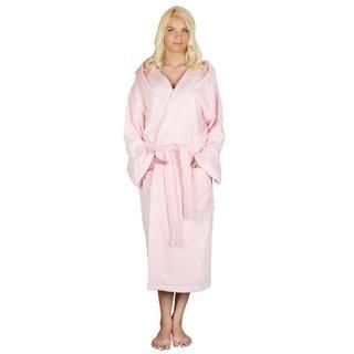 Latitude Run Skidmore Women's Turkish Terry Cotton Cloth Bathrobe (LDER6103_24231225_24231231) - White / S/M
