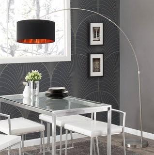 Wade Logan Jessup 76 Arched Floor Lamp" (WDLN2354_23573710_25843285) - NO LAMP SHADE