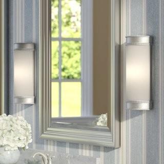 Darby Home Co Cordelia 1-Light Wall Sconce (DRBC7236_19389588) - 2 Pieces / Chrome
