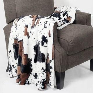 Boon Decorative Jumbo Double Side Faux Throw - Saga - 60x80" / Black