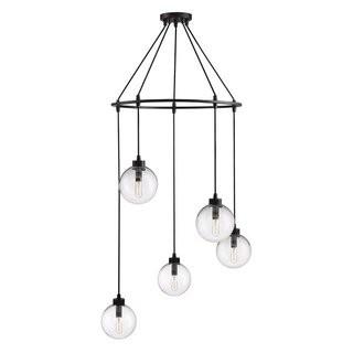 Wrought Studio Galaviz 5-Light Cluster Pendant (VARK6391_28677190_28677188) - Oil Rubbed Bronze