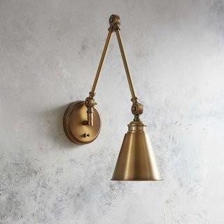 Trent Austin Design Waucoba 1-Light Swing Arm (TADN7320_20113258) - Warm Brass