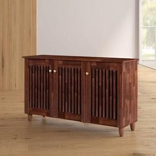 Trent Austin Design 12-Pair Shoe Storage Cabinet (TRNT4179) - Dirty Oak