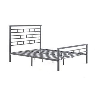 HODEDAH - Queen - Blk/Silver - Metal Bed