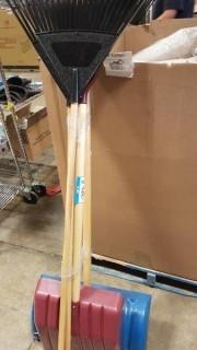 Lot 2 Rakes & 2 Snow Shovels - Fall Bundle - (9-50)