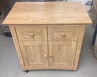 Light Oak Brunswick Utility Cart - 143895-032 (9-57)