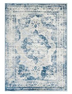 Unique Loom - Monaco Collection - 1435A - 2'x3' - Blue