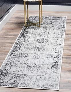 Unique Loom - Sofia Collection - 1233A - L.Grey/Cream - 6' Runner