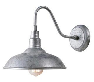 Kenroy Home 93506GAL Dale 1 Light Wall Lantern - Galvanized