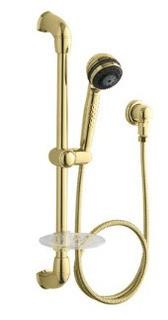 Kohler Hotel Handshower Kit (8520-PB) - Vibrant Polished Brass