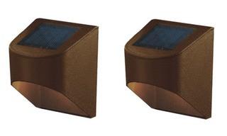 Deck Impressions Solar 2 Light Led Deck Light - 4 Piece