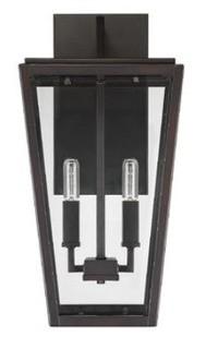 Gracie Oaks Wulff 2-Light LED Outdoor Wall Lantern by Savoy House