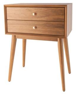 Sterling 1572-010 Dipper 24 X 18 inch Walnut Veneer Side Table, Little